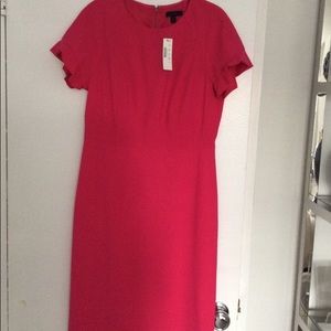 Pink Jcrew Shortsleeve Dress